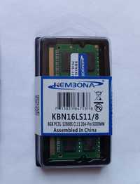 Модуль ОЗУ SO-DIMM DDR3L 1600 МГц 8 ГБ (KEMBONA PC3L-12800S)