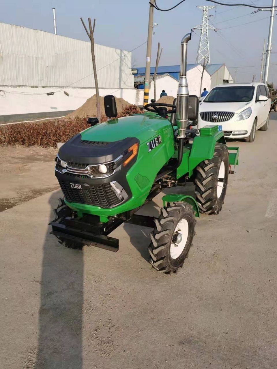 Mini traktor zubr, зубр мини трактор