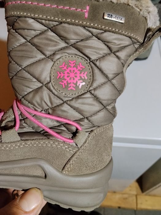 Cizme ghete fete iarna Elefanten 28 blana
