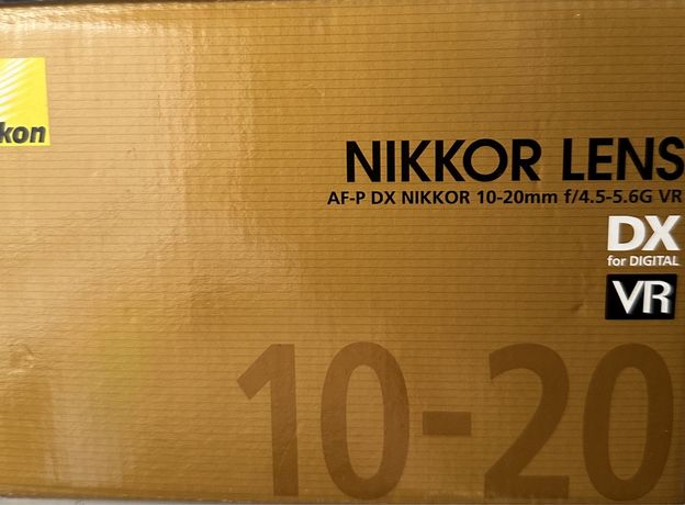 Nikon 10-20mm Obiectiv Foto DSLR f/4.5-5.6 AF-P G VR DX sigilat