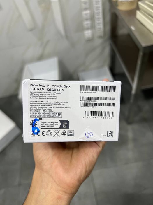 Новый Xiaomi Redmi Note 14 4G 6/128