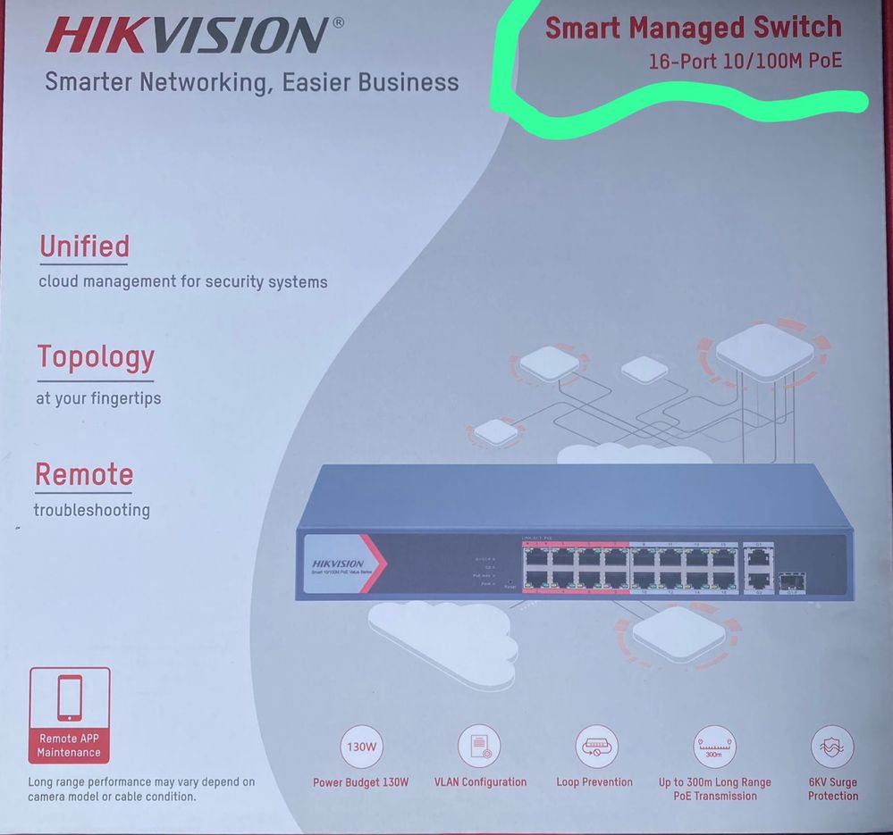 Smart managed switch