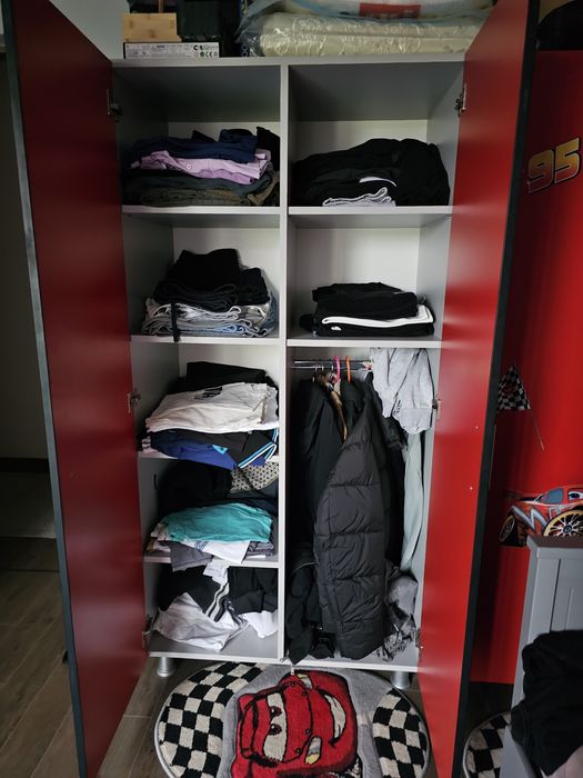 Dulap si comoda copiii Fulger Mcqueen