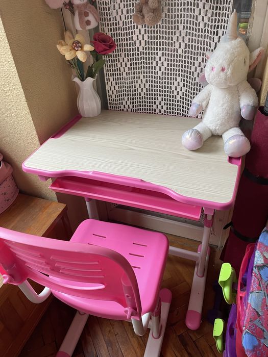 Детско бюро с регулируем стол – комплектl