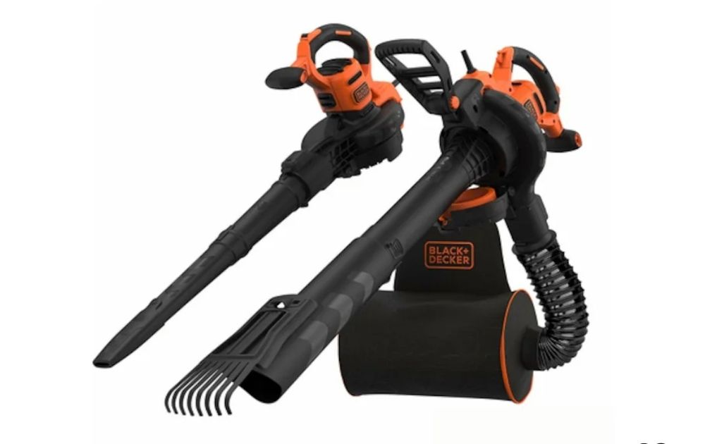 Suflanta si aspirator cu tocator pentru frunze Black