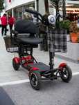 Сгъваема електрическа четириколка MaxMotors 750W - RED