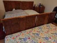 set de mobilier dormitor, vintage, art deco, paltin mazarat