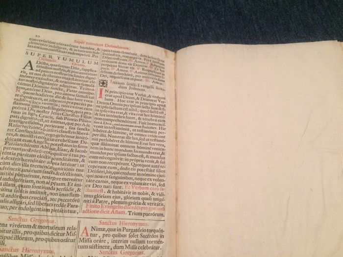 Carte veche Liturghier 1729 Missae Defunctorum