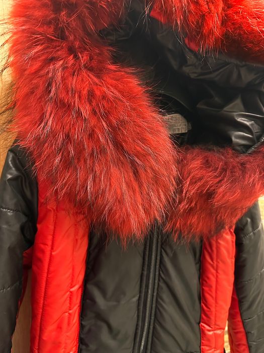 Дамско зимно яке Братан естествен косъм лисица М размер