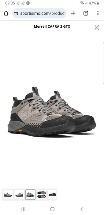 Merrel capra 2 Gtx  goretex Noi