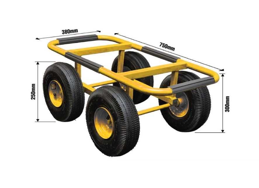 Carucior PlatformaTransport Colete Cutii Butoi Bidoane 250kg+LivrGrat