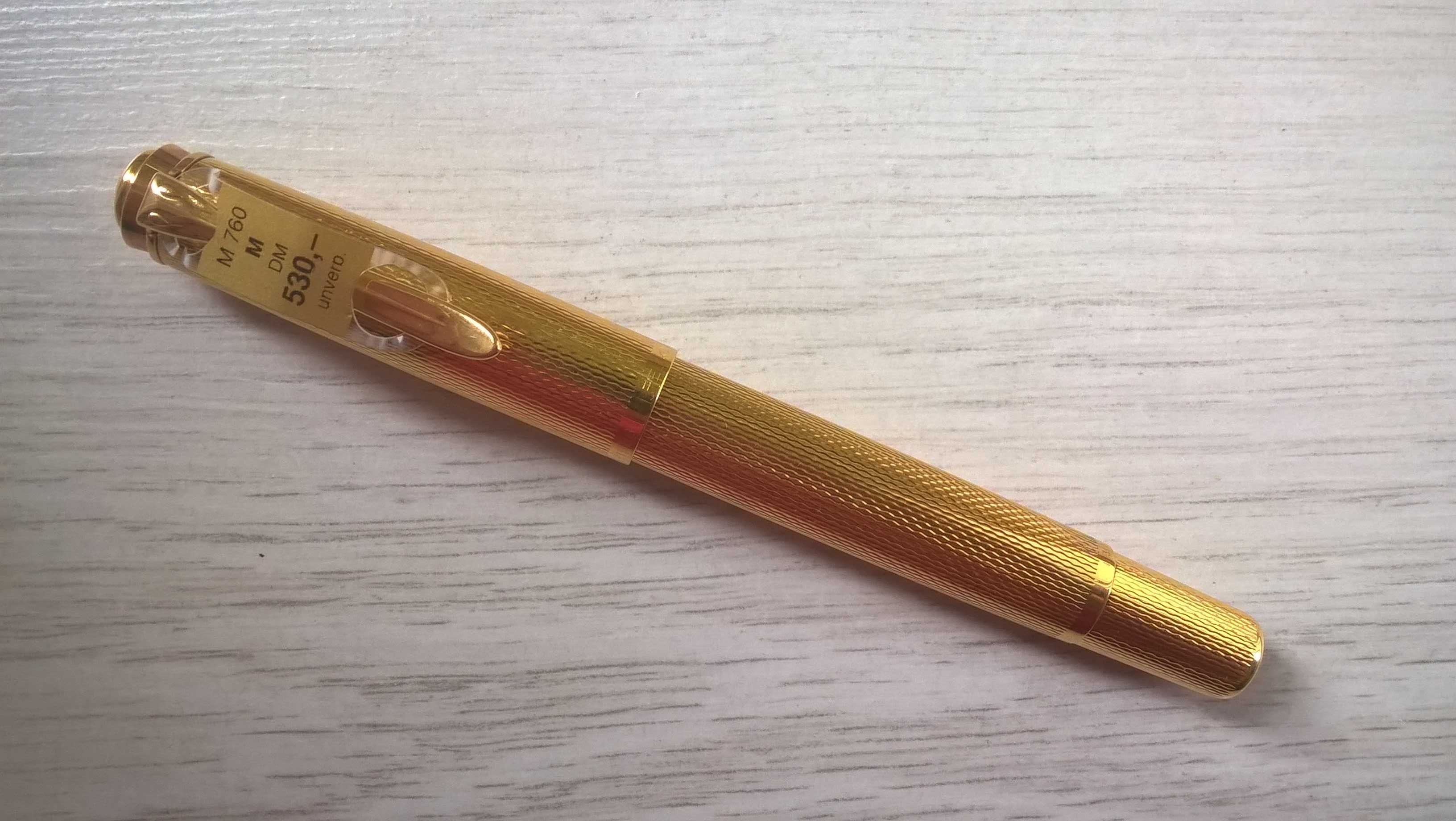 Pelikan M 760 penita aur 18k jubiliar 150 ani stilou colectie 1988