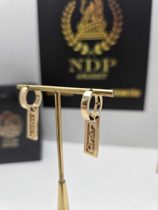 NDP Amanet NON-STOP Calea Vitan Nr.121 Cercei Cartier AUR NOU 14k 5.90