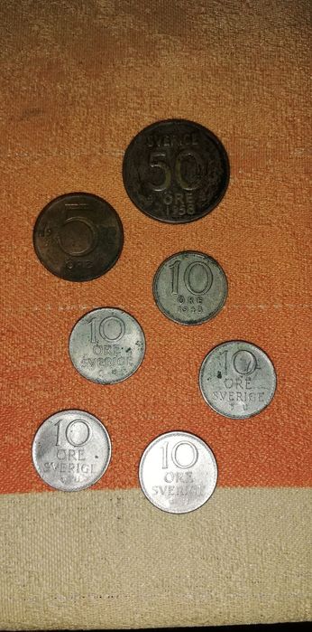 Стари монети шведско йоре
