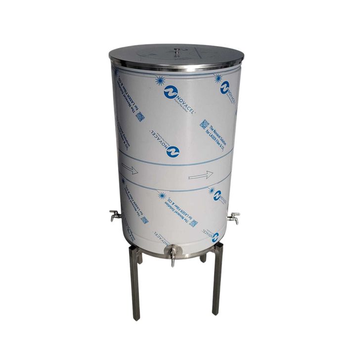 Vas de agheasma INOX 250 L cu suport si 3 robineti Garantie 36 luni