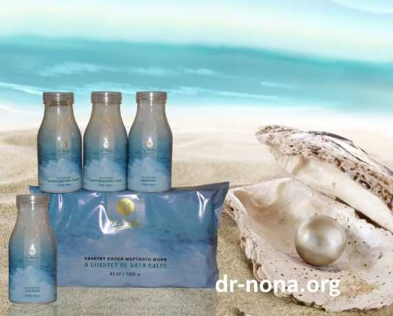 Квартет солей Доктор Нона Соль для ванны "Мертвого моря"