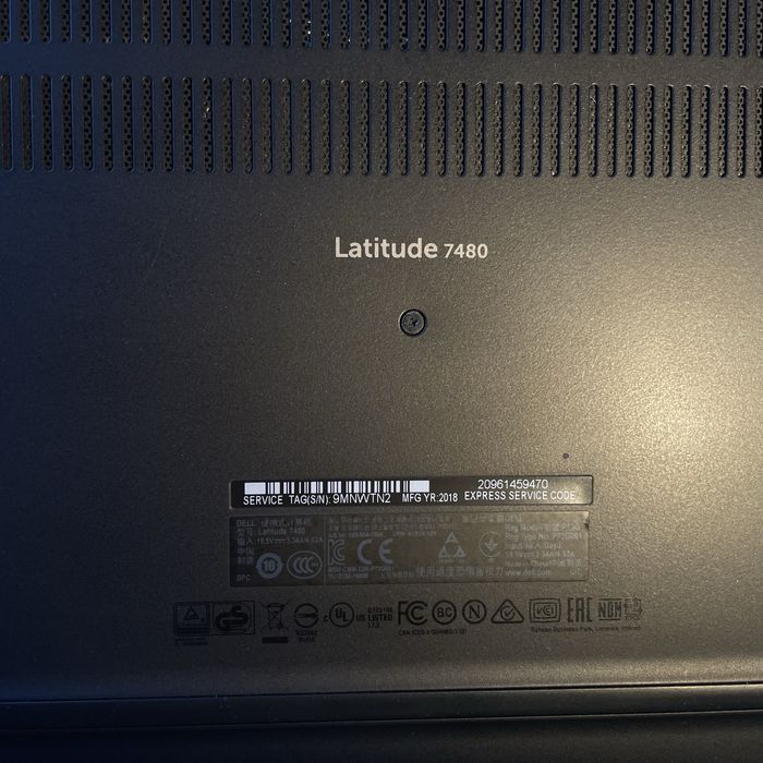 Dell Latitude 7480 i7-6600U с лицензиран Windows