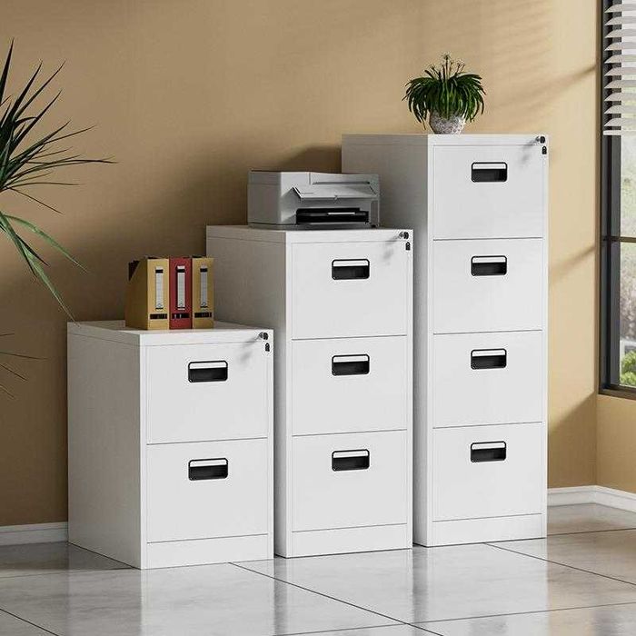 Тумбочка для хранения бумаг/ картотечные ящики из металла/ 3-4 этажные