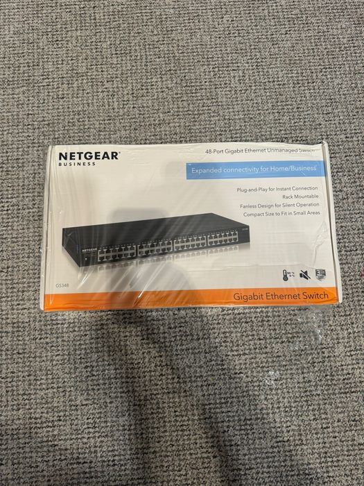 Switch NetGear 48 porturi GS348 Sigilat