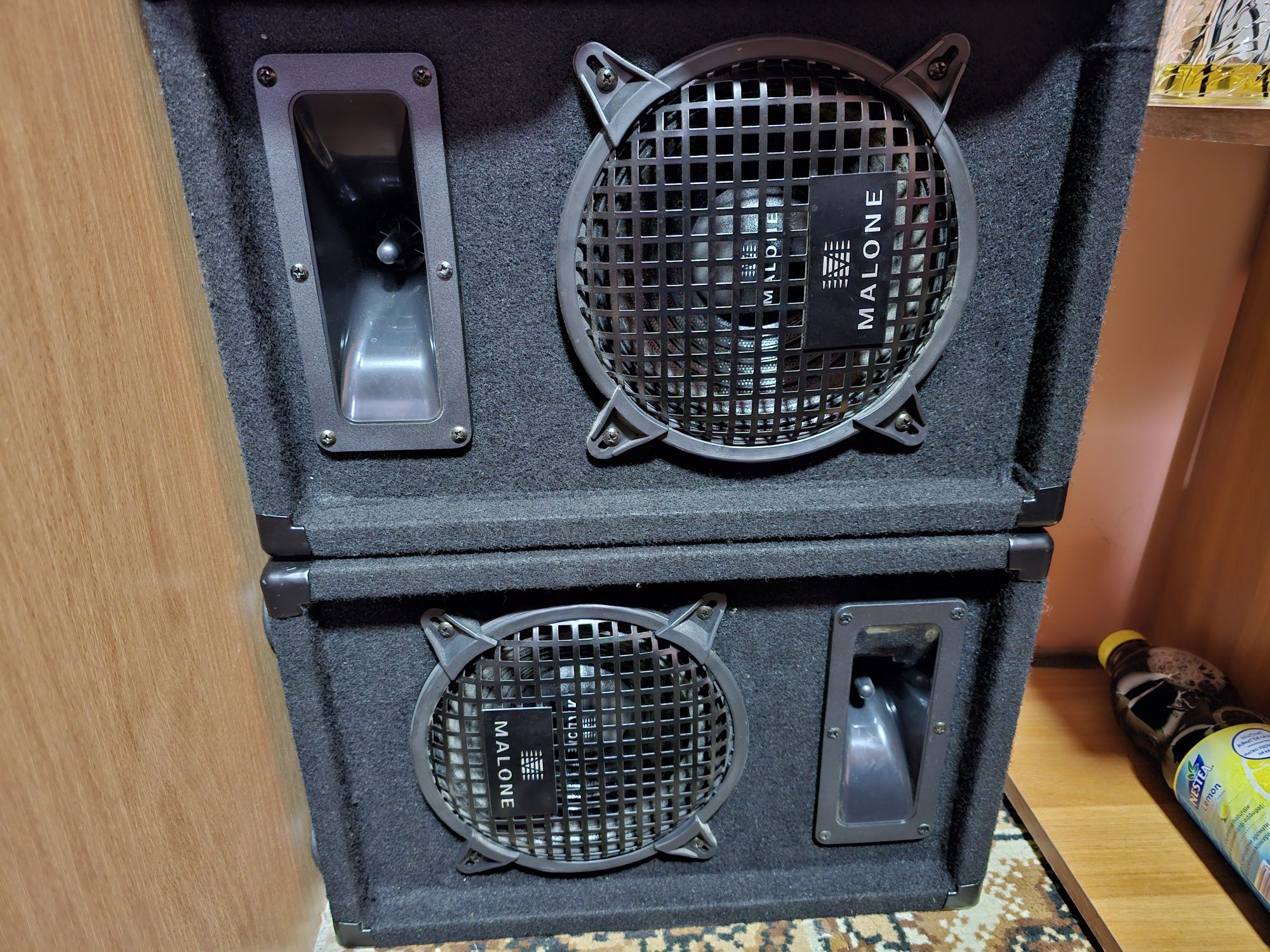 Amplificator audio +boxe 1500 lei