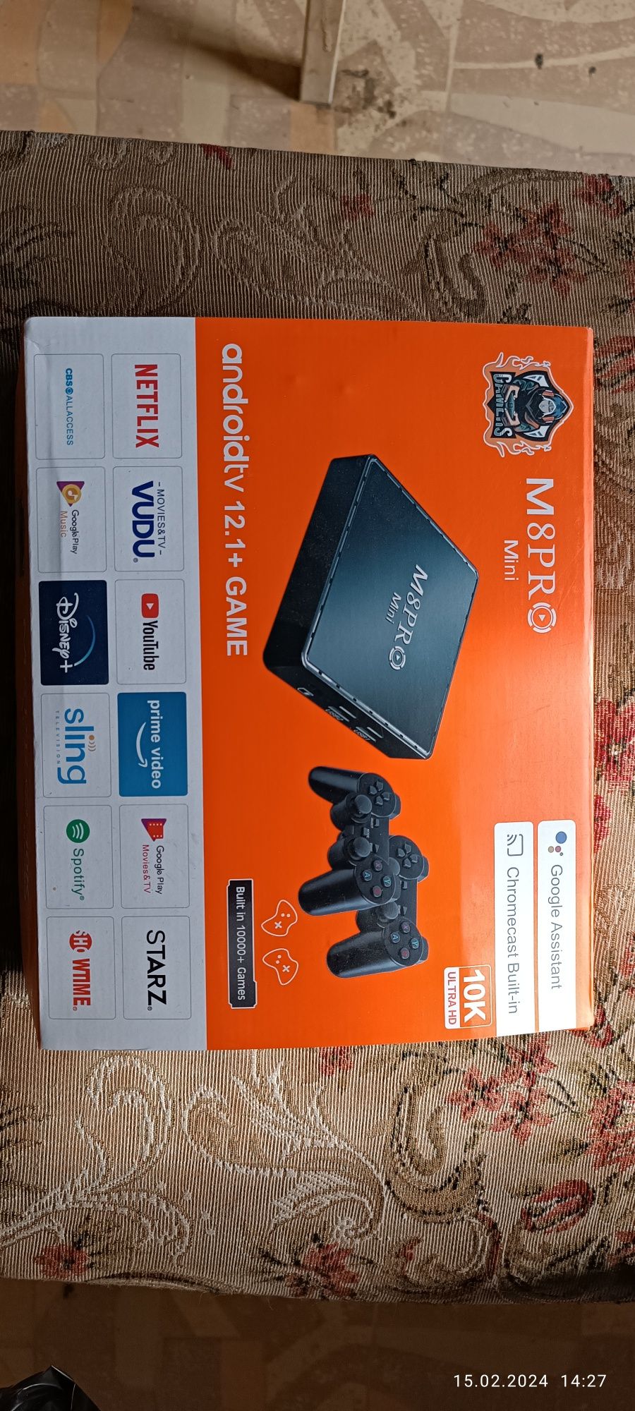 Продам Android TV box c играми.