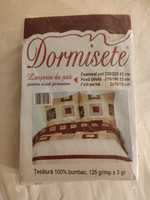 Lenjerie de pat noua bumbac Dormisete pt 2 persoane