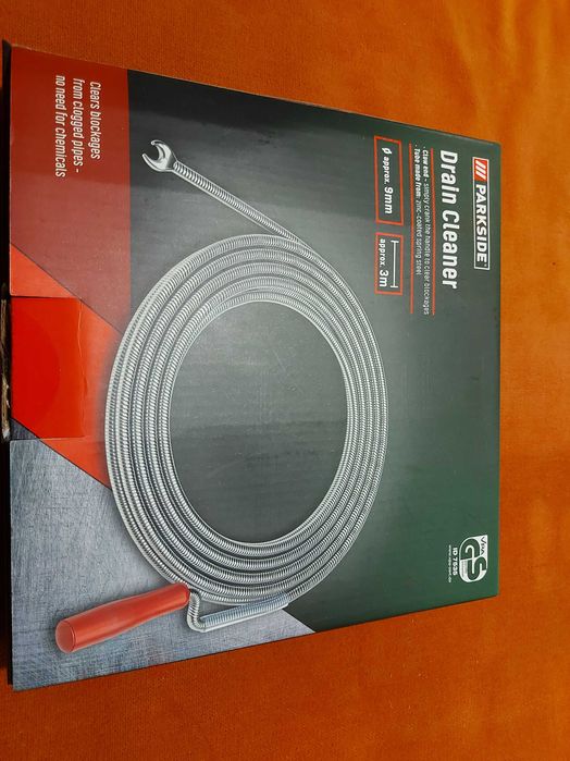 Spirala din arc otel zn pentru desfundat  tevi instalatii