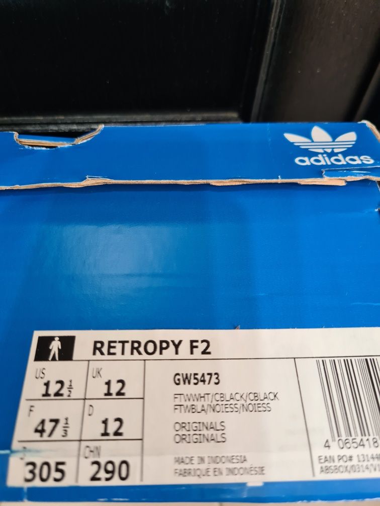 Маратонки Adidas RETROPY F2 номер 47 1/3  и 49 1/3