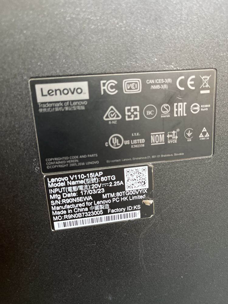 Lenovo v110-15IAP