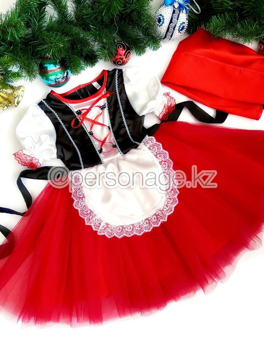 Платье касная шапочка