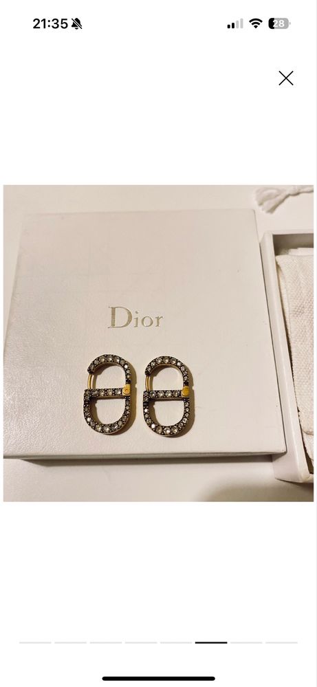 Обеци Dior оригинални