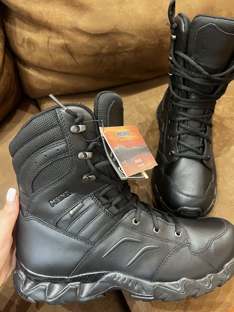 Нови кубинки Meindl Black Boa, естествена кожа, GoreTex