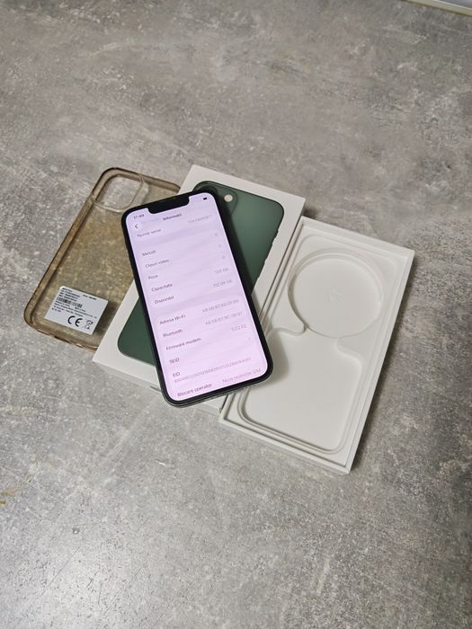 iPhone 13 Mini Green 95%Bat Fullbox impecabil totul original