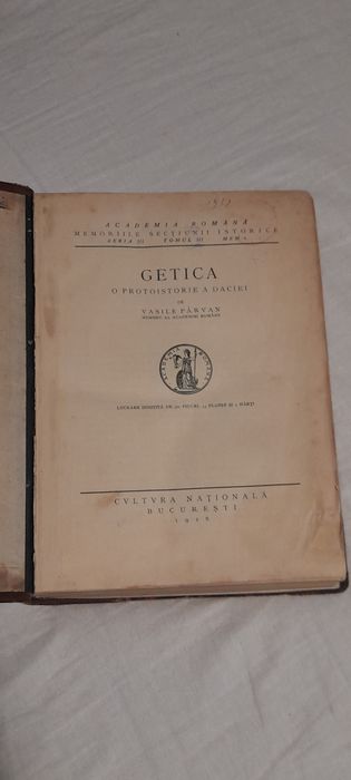 Getica, 1926, Vasile Pârvan
