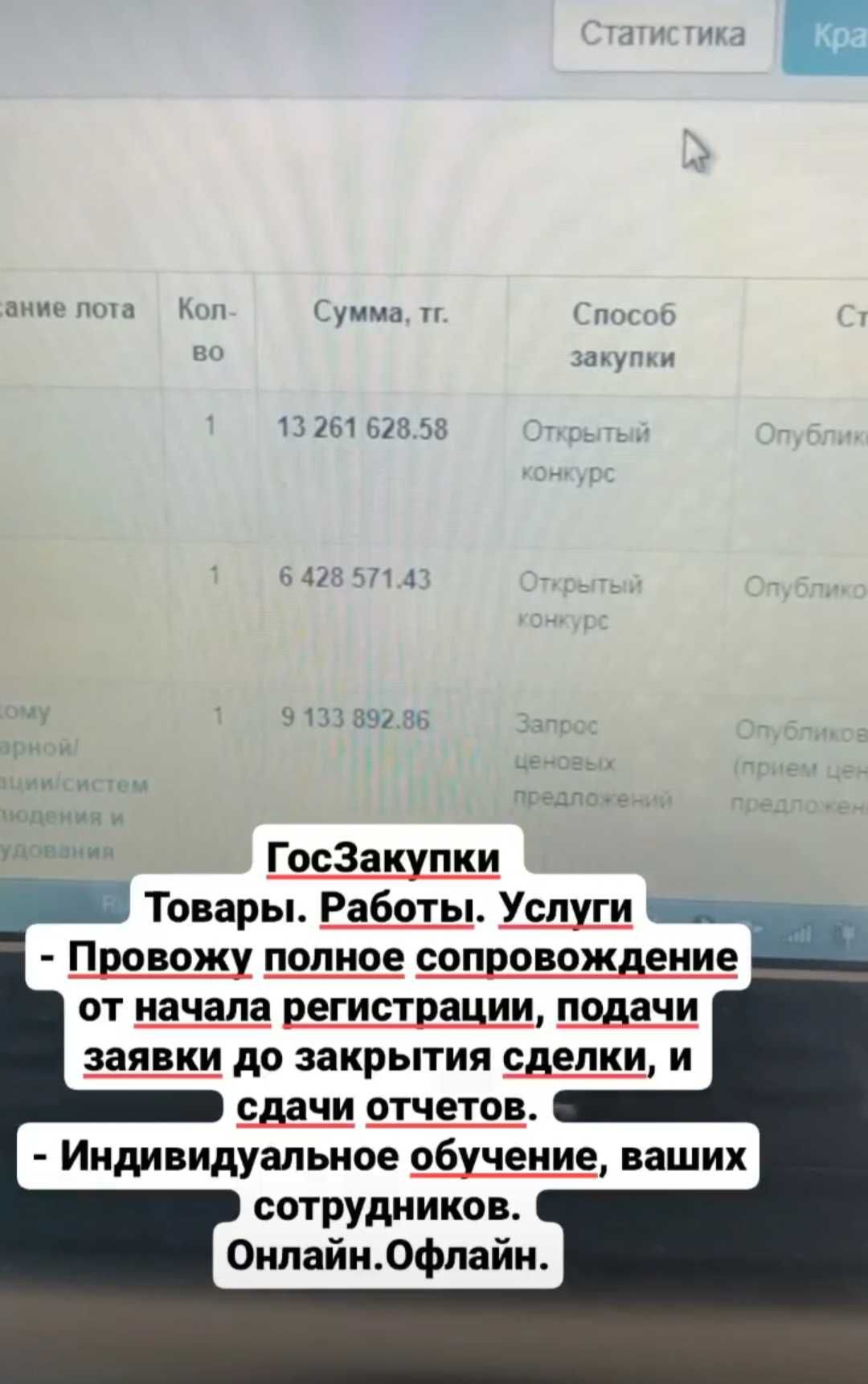 Тендер. Госзакуп. Обучение. Сопровождение.