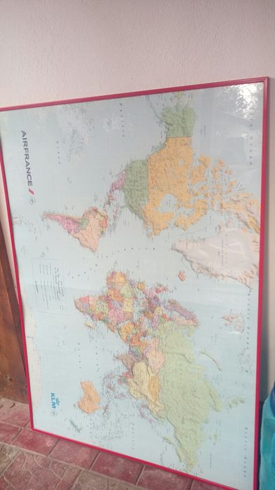 Harta lumii, tablou,