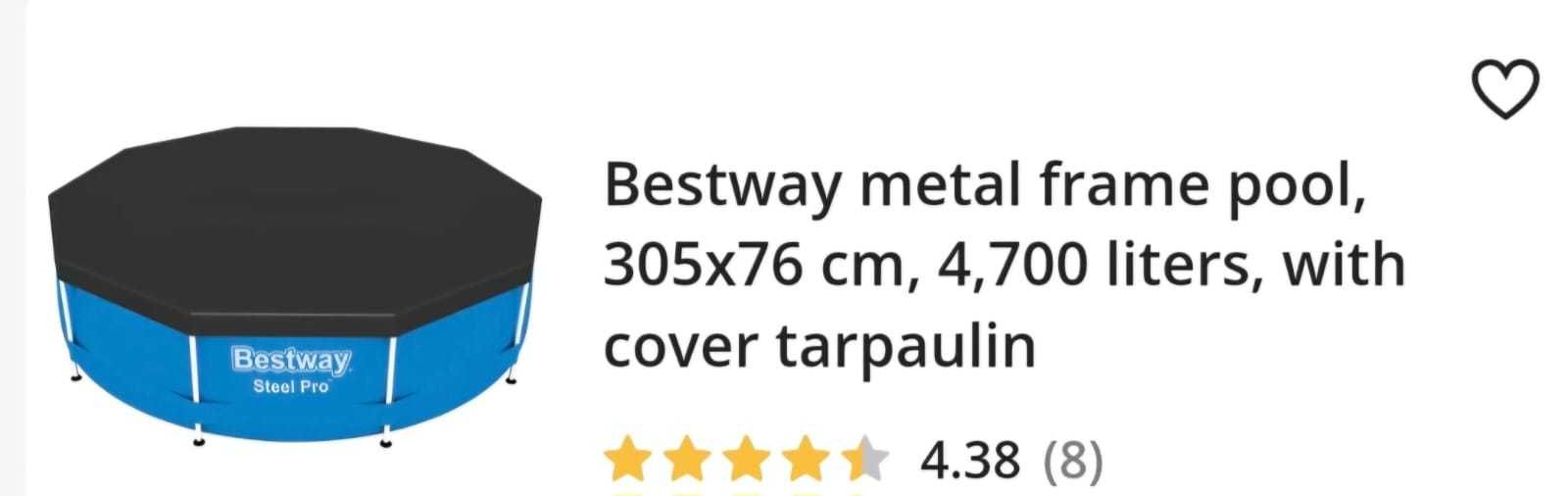 Piscina Bestway Steel Pro 305 x 76 cm