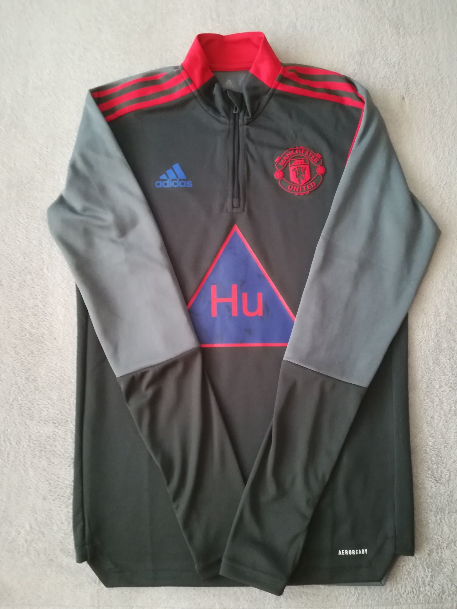 2020-21 Manchester United adidas Human Race 1/4 Zip Training Top