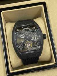 Franck Muller Vanguard Skeleton V45 T SQT Tourbillon Skeleton Dial