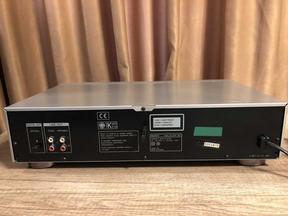 Sony CDP-461, cd player hight density linear converter optical digital
