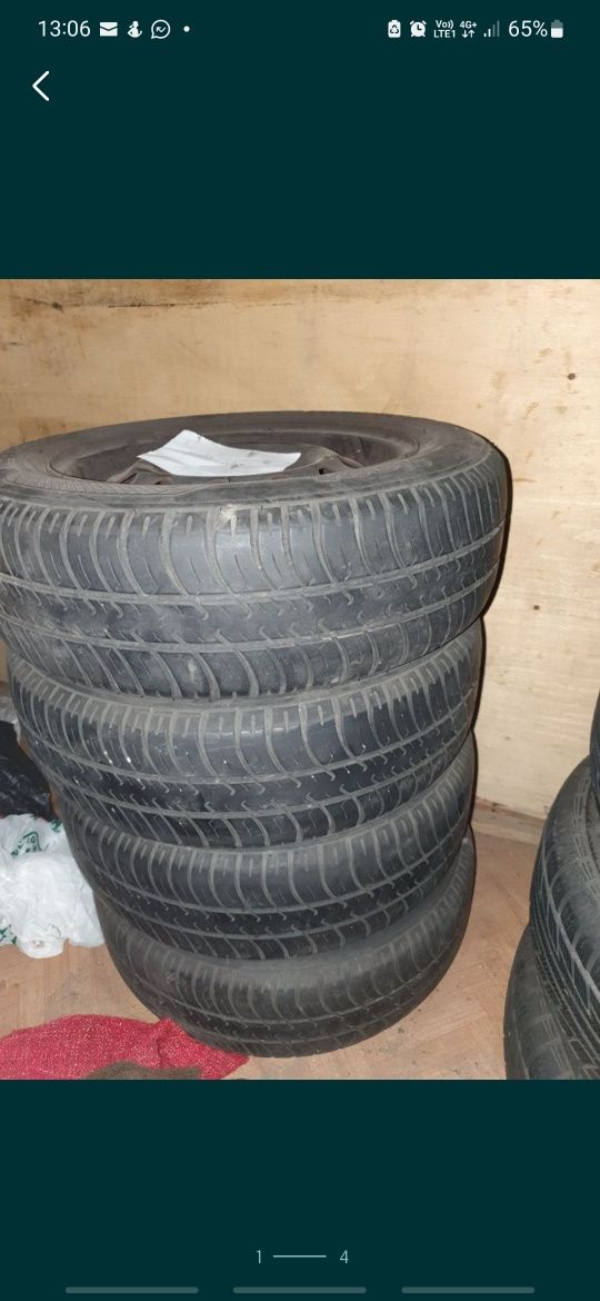 Jante tabla Ford Ka+ cauciucuri vara 195/65R13