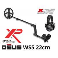Металотърсач XP DEUS v. 5 + WS5 + сонда Deus X35 22,5 см. (9")