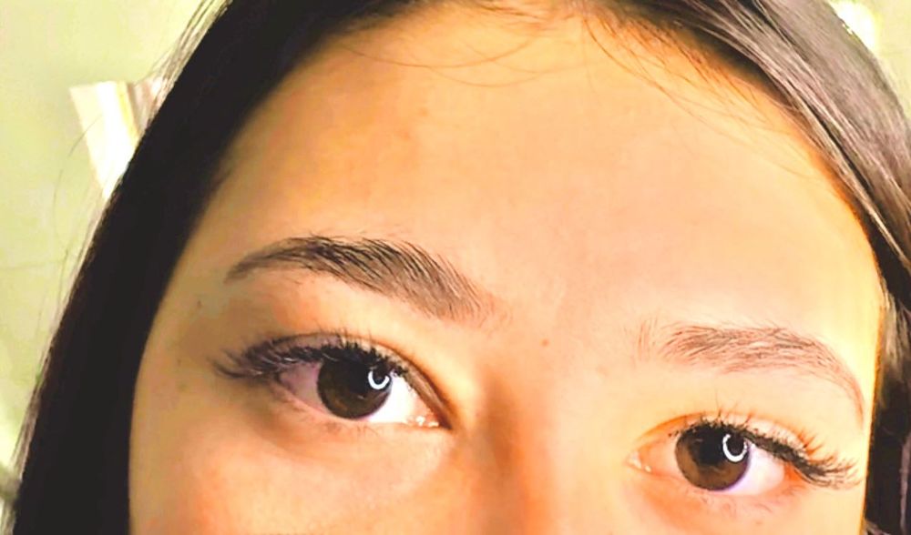 ресницы. наращивание