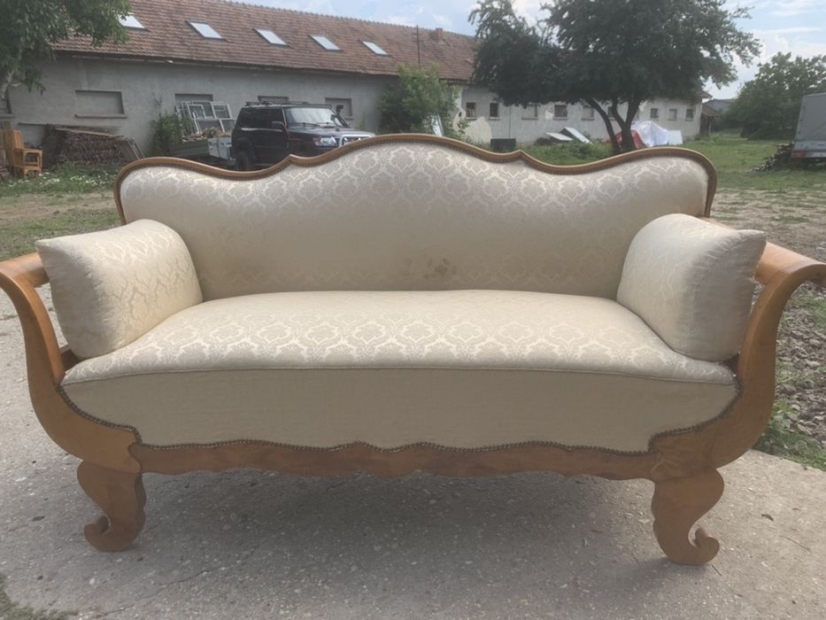 Canapea Biedermeier antic reconditionata
