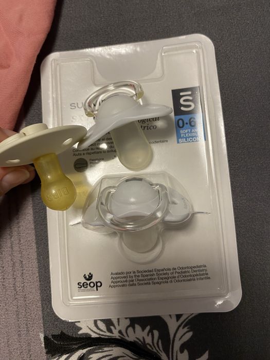 Suzete suovinex + bibs