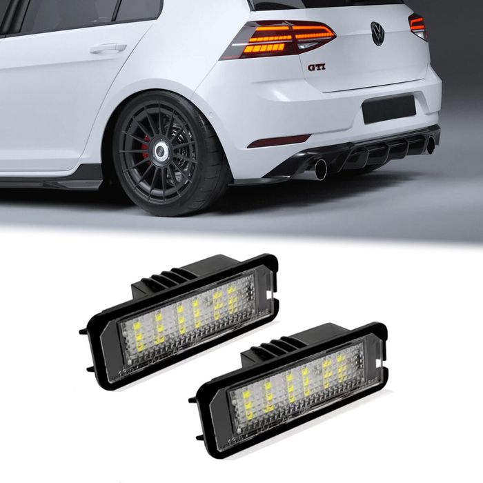 Lampi LED pentru Numar Inmatriculare VW Volkswagen Skoda Seat