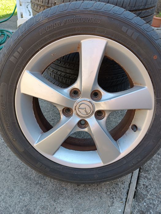 Jante+cauciucuri Mazda 3 M+S