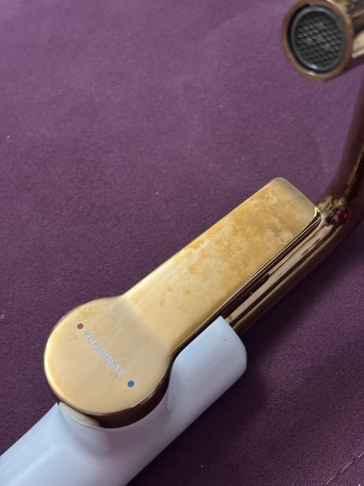 Baterie alba/auriu baie Kuchinox