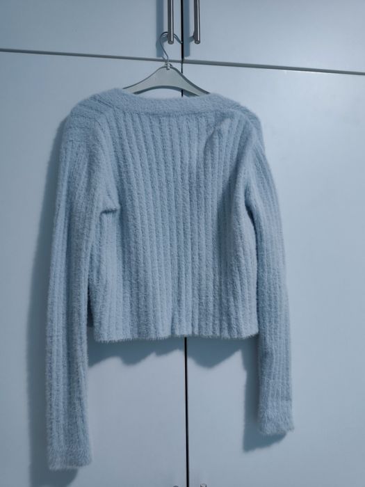 Бяла / синя / бежова жилетка , бяло елече