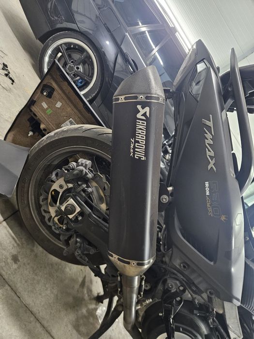 Tmax 530 Генерация Akrapovic, дросели jetprime, големи спирачки